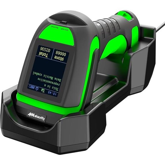 Alacrity 2-in-1 Wireless Barcode Scanner with Screen