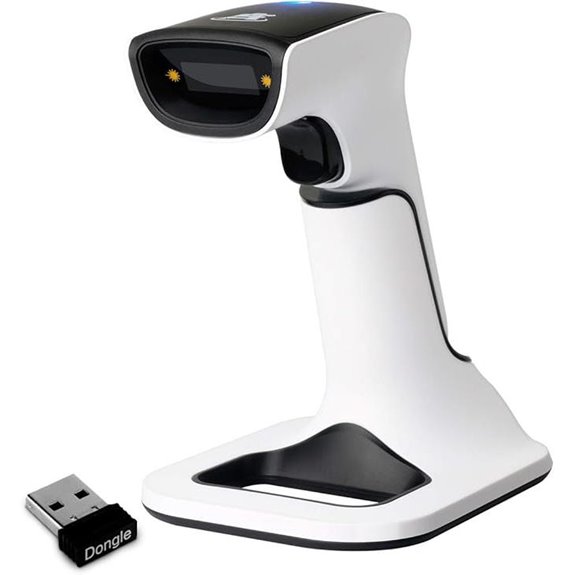 wireless barcode scanner with stand
