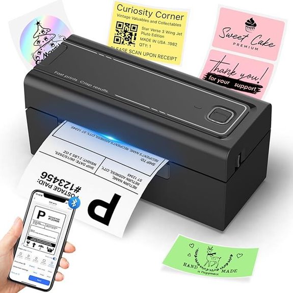 Wireless Bluetooth Label Printer for Shipping Packages