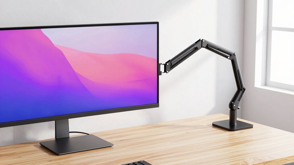 adjustable ergonomic workspace setup