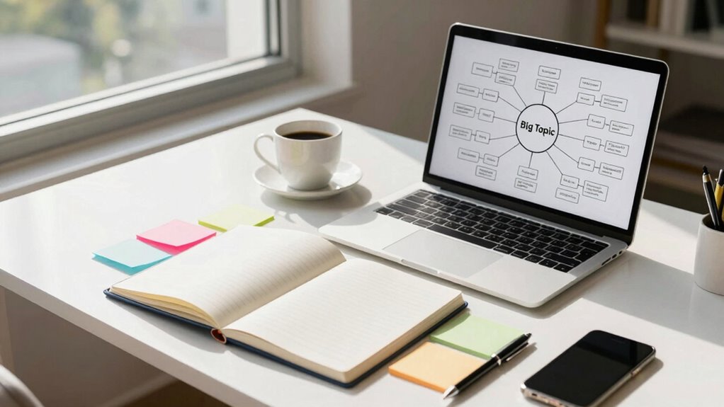 breaking topics into articles