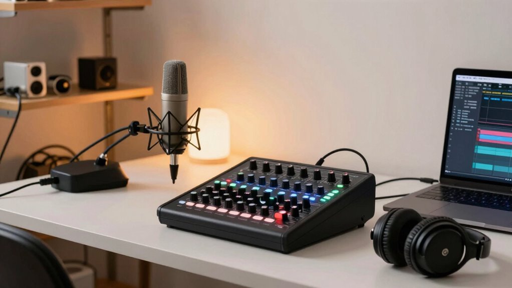 efficient podcast audio setup