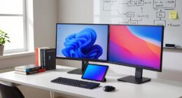 efficient publishing display setup