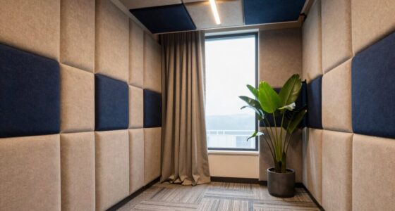 minimize echo with acoustic treatments