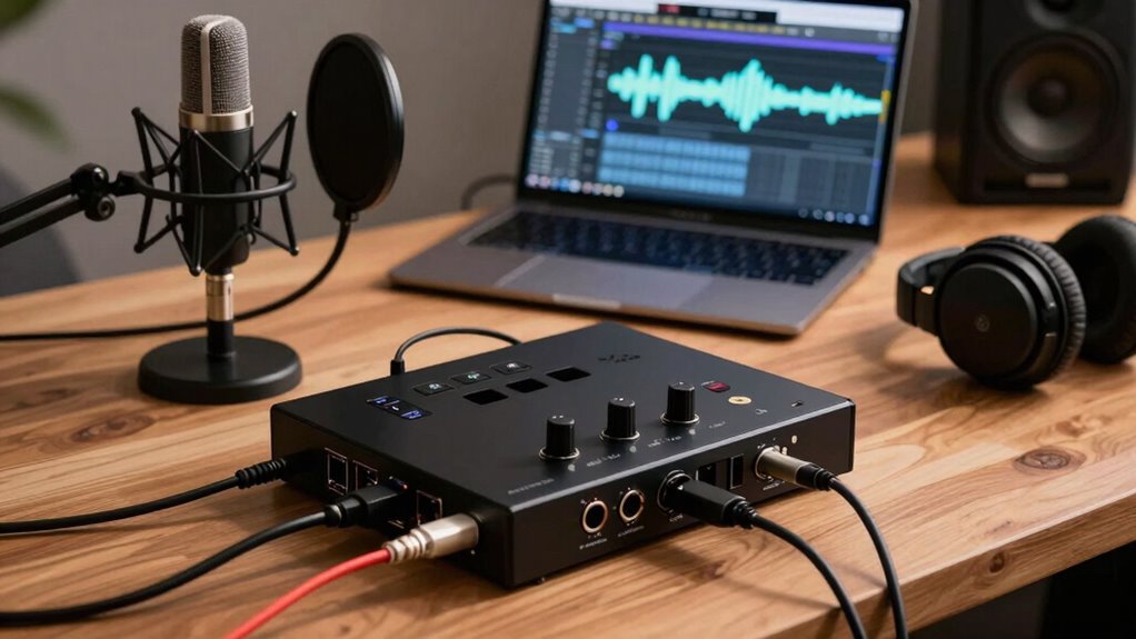 optimized audio recording setup