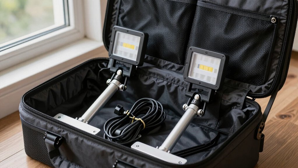 portable photography lighting setup