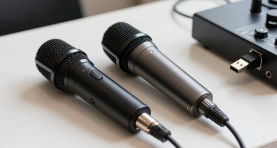 selecting appropriate microphone connection