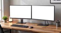 selecting optimal dual monitor desk