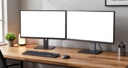 selecting optimal dual monitor desk