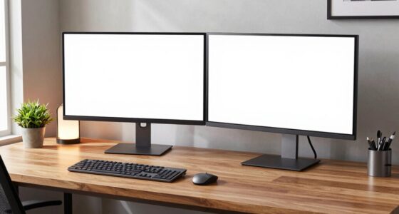 selecting optimal dual monitor desk