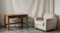 temporary furniture arrangement