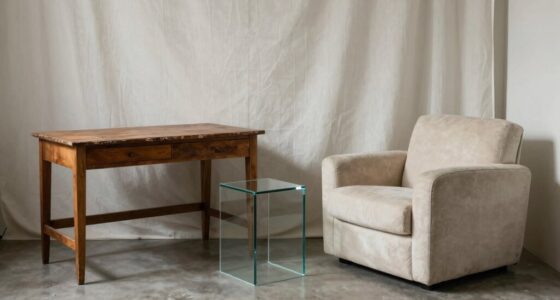 temporary furniture arrangement