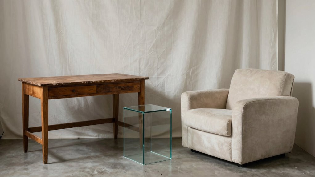 temporary furniture arrangement