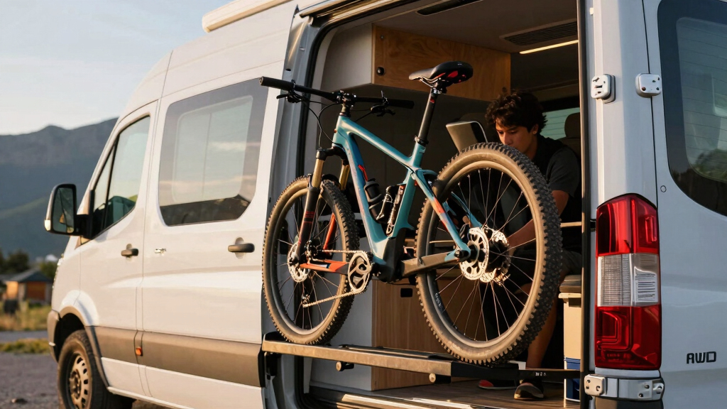 Peyto: A Bike-Hauling AWD Sprinter Camper Van by Yama Vans