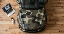 If You See Squiggly Camo On A Car, There’s Actually A Good Reason For It